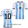 Argentina 3 Star Messi 10 Hjemme VM 2022 - Herre Fotballdrakt